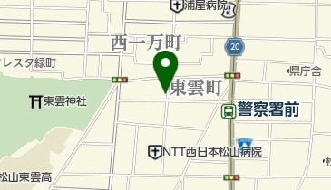 中央理容の地図画像