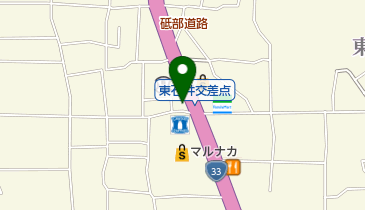 ナカノヘアーサロン 東石井店の地図画像