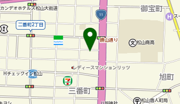 ホテル勝山の地図画像