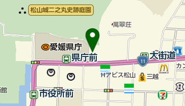 松山保護観察所の地図画像