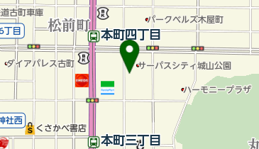 愛媛障害者職業センターの地図画像