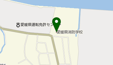 愛媛県消防学校の地図画像
