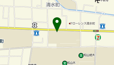 松山市役所 松山市総合福祉センター 松山市社会福祉協議会 いきがい交流の地図画像