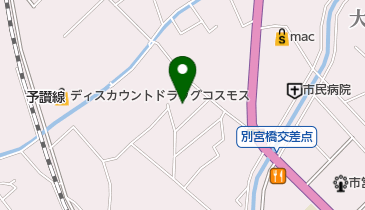 月原サイクルの地図画像