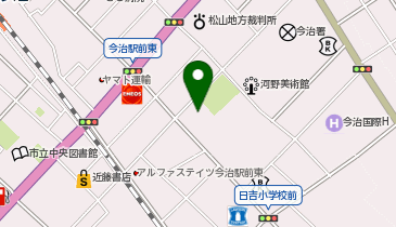 今治市 中央公民館の地図画像