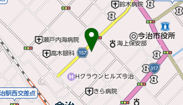 福屋金物店の地図画像