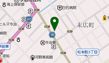 八勝亭今治店の地図画像