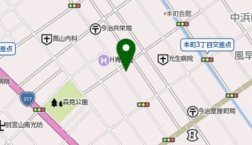 三松化粧品店の地図画像