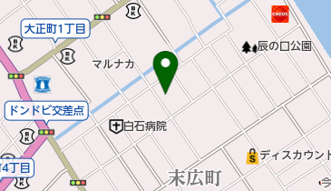 まるあ質店の地図画像