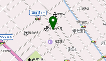 来島来々堂の地図画像