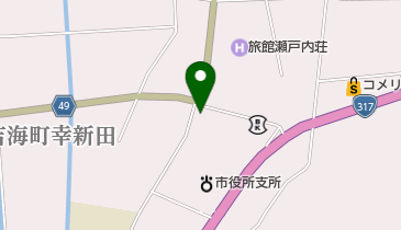 有限会社西屋の地図画像