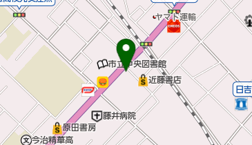 キナミスポーツの地図画像