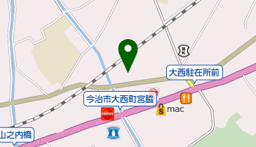 白鞘電気水道株式会社の地図画像