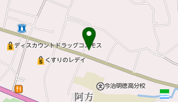 フィッシング今治の地図画像