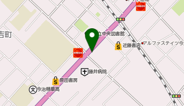 ピンクの地図画像