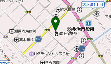 ハローワークプラザ今治の地図画像