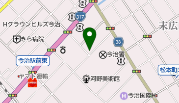 今治労働基準監督署の地図画像