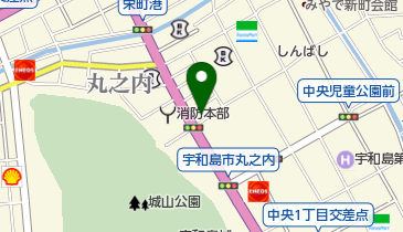 一六本舗宇和島店の地図画像