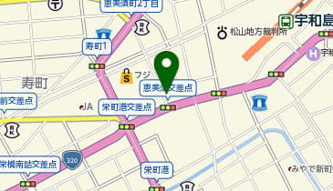 山田金物店の地図画像