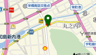 松下釣具店の地図画像