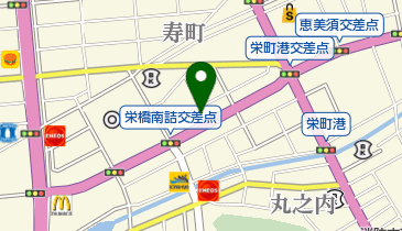 三栄時計店の地図画像