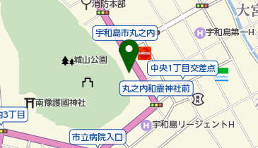 愛媛県火災共済協同組合宇和島支部の地図画像