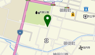ナカガワ理容店の地図画像