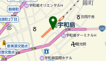 シレーヌ・ホテルクレメント宇和島の地図画像