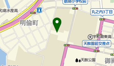 宇和島市役所 宇和島市こども支援教室わかたけの地図画像