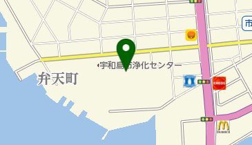 宇和島市役所 浄化センターの地図画像