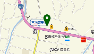 保内カーショップの地図画像