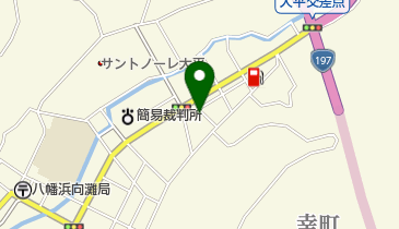 うつのみや理容の地図画像