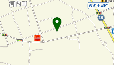 西の土居自治会館の地図画像