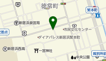 植木事務器新居浜店の地図画像