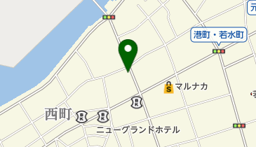 井手理容院の地図画像