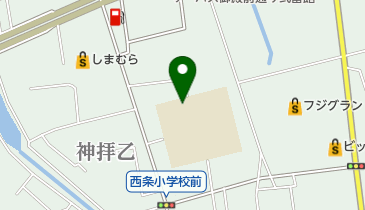 西条児童クラブの地図画像