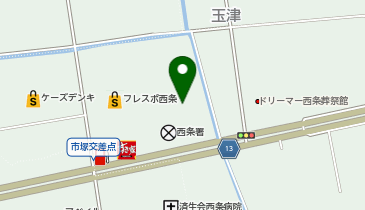 ジャンプワールド西条店の地図画像