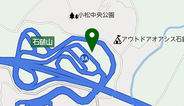 石鎚山サービスエリア 上り線の地図画像