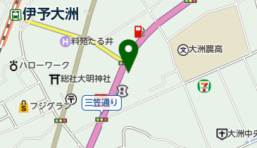 セーラー大洲店の地図画像