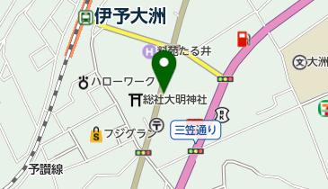 佐川印刷株式会社大洲営業所の地図画像