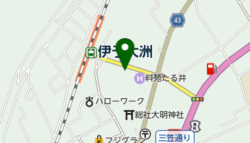 有限会社オカモトスタジオ 大洲店の地図画像