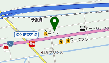 ラブリーフォト福山の地図画像