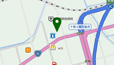 ジャンプワールド大洲店の地図画像