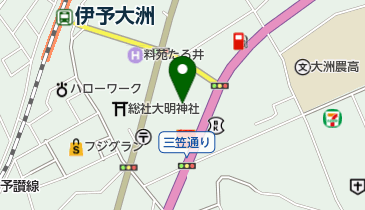 フコク生命保険相互会社大洲営業所の地図画像