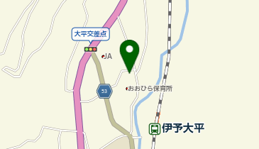 伊予市 大平地区公民館の地図画像