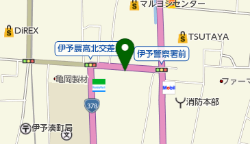 東進スクール 伊予教室の地図画像