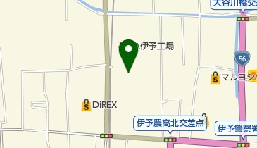 JAえひめ中央 加工部・伊予工場の地図画像