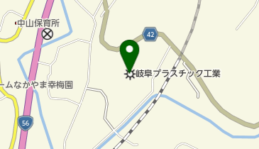 岐阜プラスチック工業株式会社 愛媛工場の地図画像