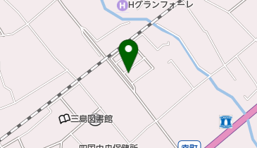有限会社椿広告社の地図画像