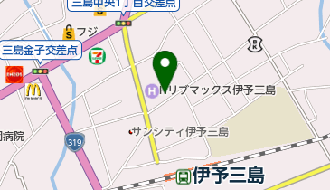 川島化粧品店の地図画像